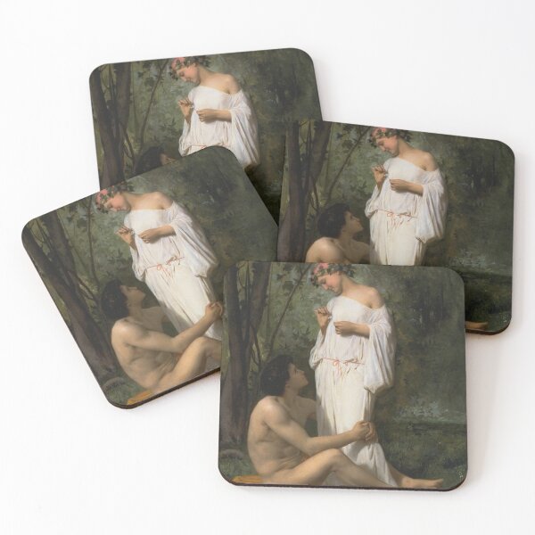 Item preview,  Idylle -  study from 1851 by William Adolphe Bouguereau  designed and sold by Vintage Designs +.