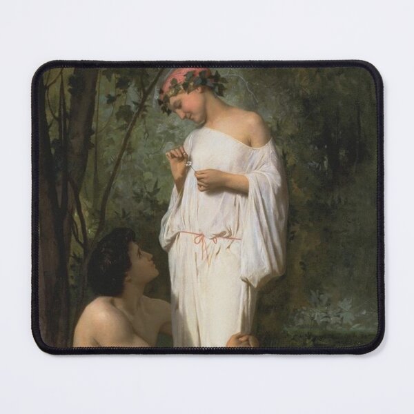 Item preview,  Idylle -  study from 1851 by William Adolphe Bouguereau  designed and sold by Vintage Designs +.