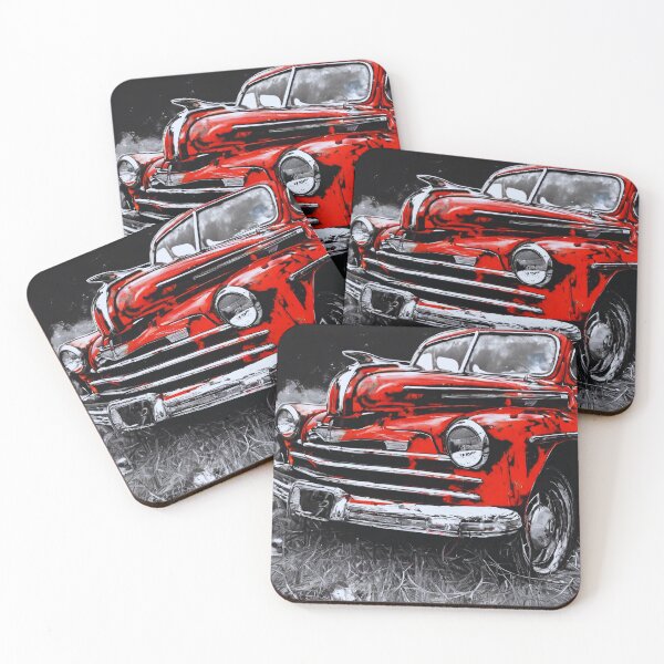 Item preview, Old red car designed and sold by StonePine.