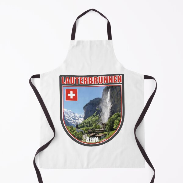 Item preview, Lauterbrunnen waterfall Bern Alps Swiss designed and sold by sticket-travel.