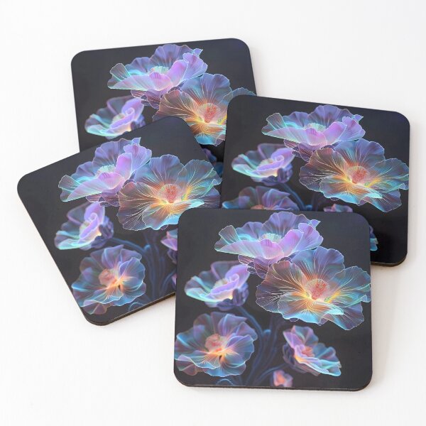 Item preview, Magical glowing flowers designed and sold by dcrc.