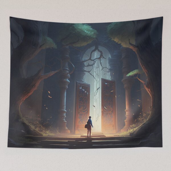 Item preview, Sanctuary of the Forgotten Books designed and sold by oanaunciuleanu.