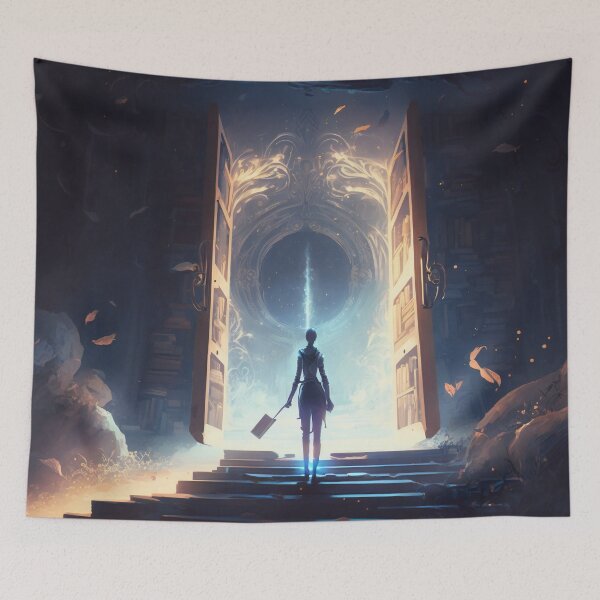Item preview, Sanctuary of the Forgotten Books designed and sold by oanaunciuleanu.