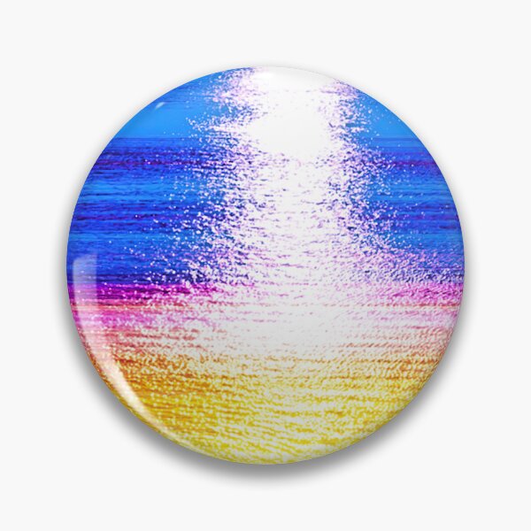 Artikelvorschau, Meerwasser, Sonnenreflexion, bunte Streifen entworfen und verkauft von IdoFriedmanArt.