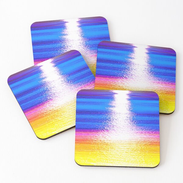 Item preview, Sea Water, Sun Reflection,Colorful Stripes  designed and sold by IdoFriedmanArt.