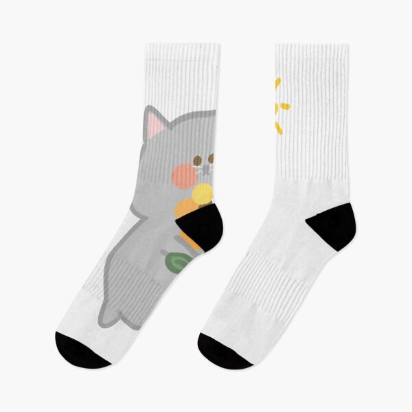 Item preview, Cute gray cat singing designed and sold by My Stato.
