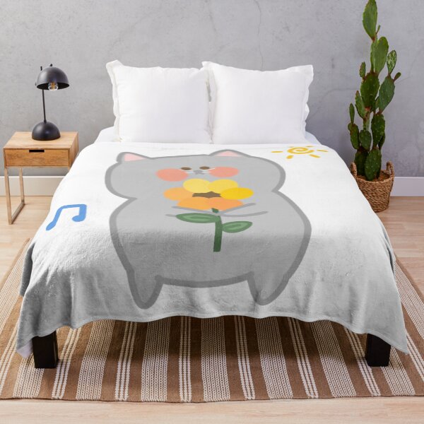 Item preview, Cute gray cat singing designed and sold by My Stato.