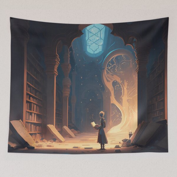 Item preview, Sanctuary of the Forgotten Books designed and sold by oanaunciuleanu.