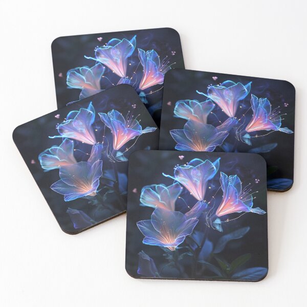Item preview, Magical glowing flowers designed and sold by dcrc.