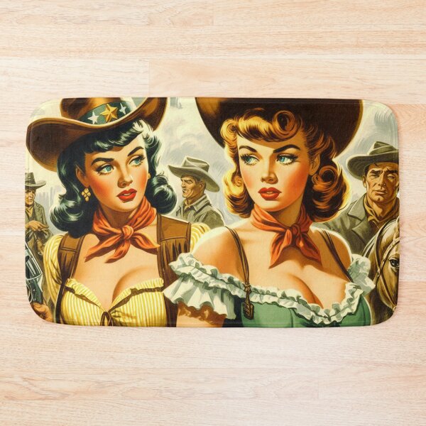 Item preview, Retro Western Girls designed and sold by PulpVintage.