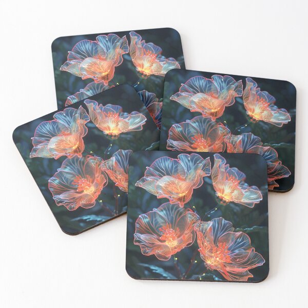 Item preview, magical glowing flowers designed and sold by dcrc.
