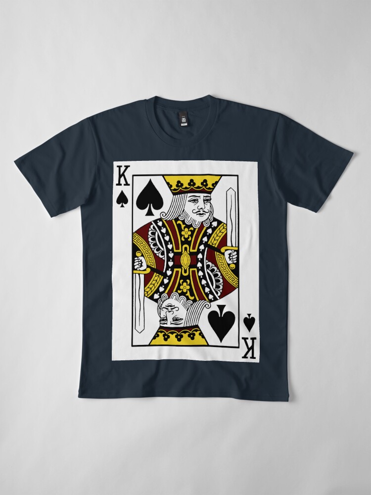 King Of Spades T Shirt By Itchy Redbubble 