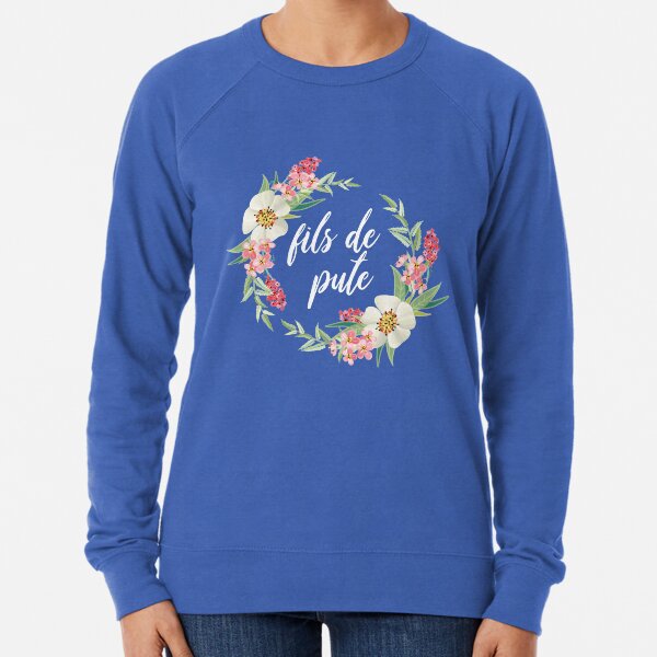 french slogan jumper