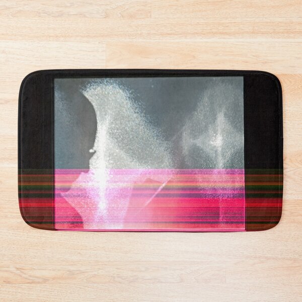 Item preview, Face silhouette , sparkle light, pink lines designed and sold by IdoFriedmanArt.