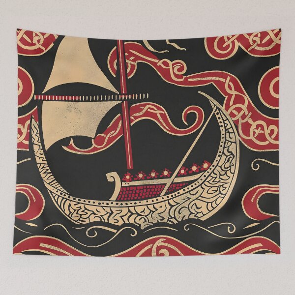 Item preview, Viking Themed Longship  designed and sold by dcrc.