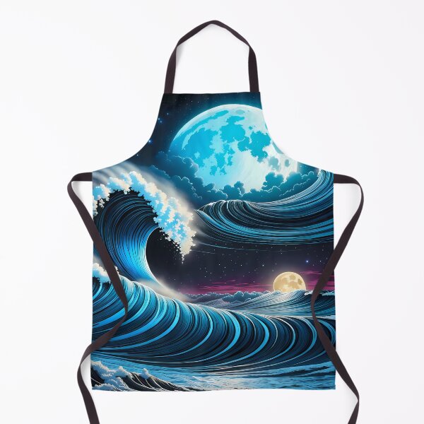 Item preview, Nighttime Wave, Ai Generated Art designed and sold by ACC .