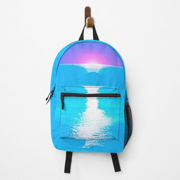 Item preview, Seascape, Blue Sunset, Pink Water Reflection designed and sold by IdoFriedmanArt.