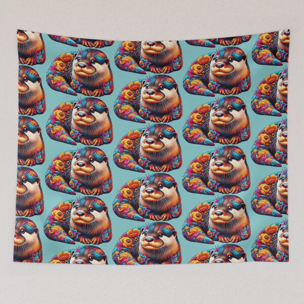 Item preview, Brightly colored otter has dressed up designed and sold by Berlini.