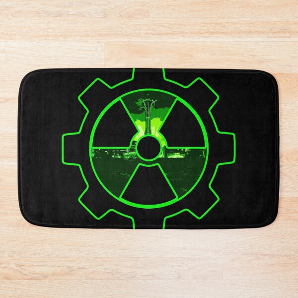 Item preview, New Vegas Fallout Nuclear Vault Logo Symbol 3 4 Sole Survivor Wanderer Gaming Gamer Neon Warning 111 101  designed and sold by SugaredTea.