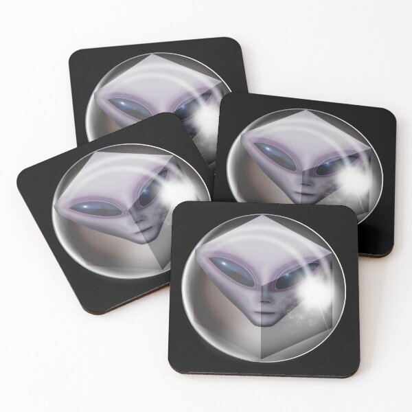 Item preview, Alien Face on Cubic Sphere  designed and sold by KateVanFloofno1.