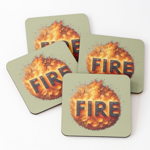 Item preview, Word fire  designed and sold by Zagalo Art.