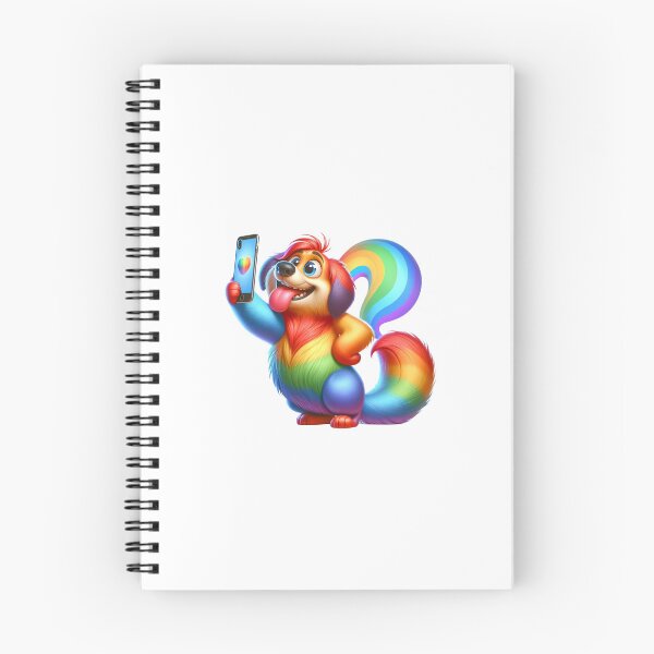 Item preview, Rainbow Selfie Pup designed and sold by Pattrenonly.