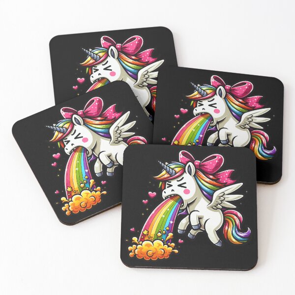 Item preview, RAINBOW TURNING UNICORN designed and sold by Artisticas.