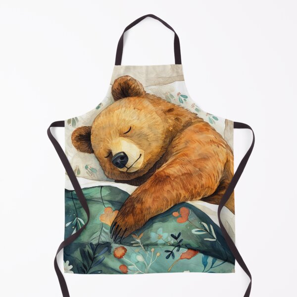 Item preview, Bear portrait watercolor art #bear designed and sold by JBJart.