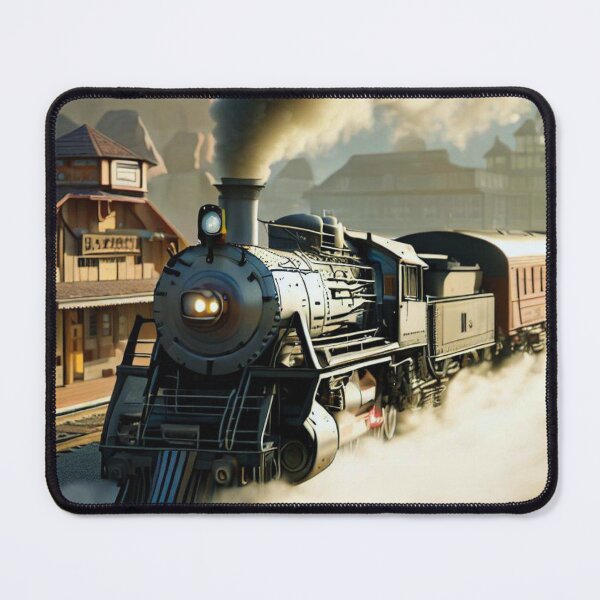 Item preview, Steam Train mousepad. designed and sold by MICKSPIKS.