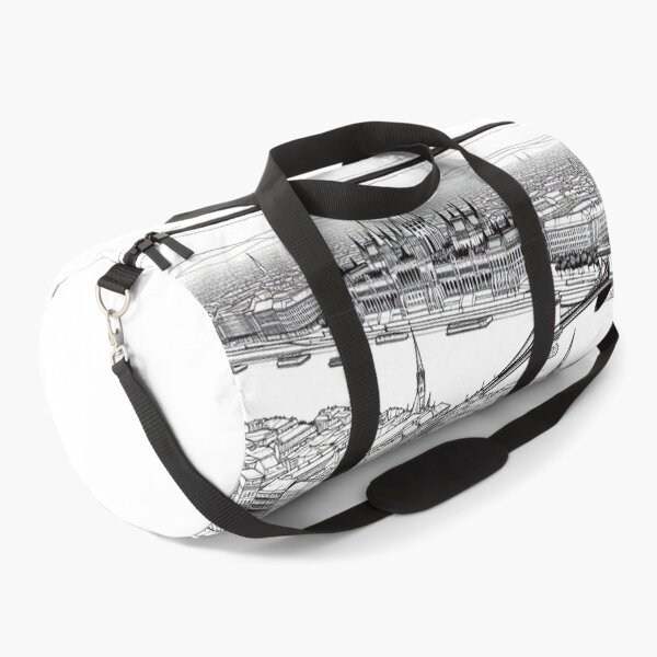 Item preview, Budapest Historical Sights Minimalist Perspective Drawing designed and sold by Gaborai.