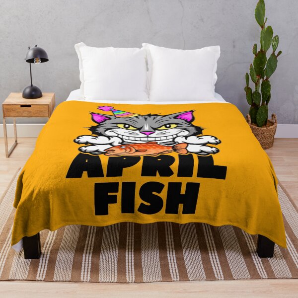 Item preview, Cheshire Feline's Fishy Feast - Whimsical Party Cat Design designed and sold by FebricFusion.