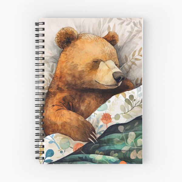 Item preview, Bear portrait watercolor art #bear designed and sold by JBJart.