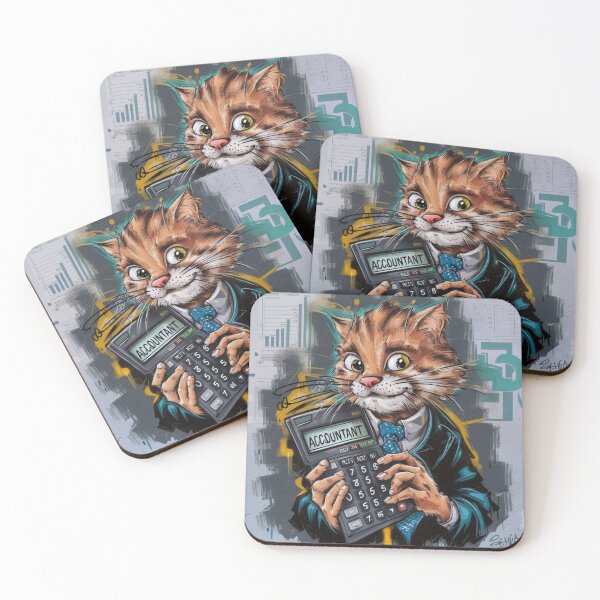 Item preview, Accountant cat designed and sold by A-to-y.
