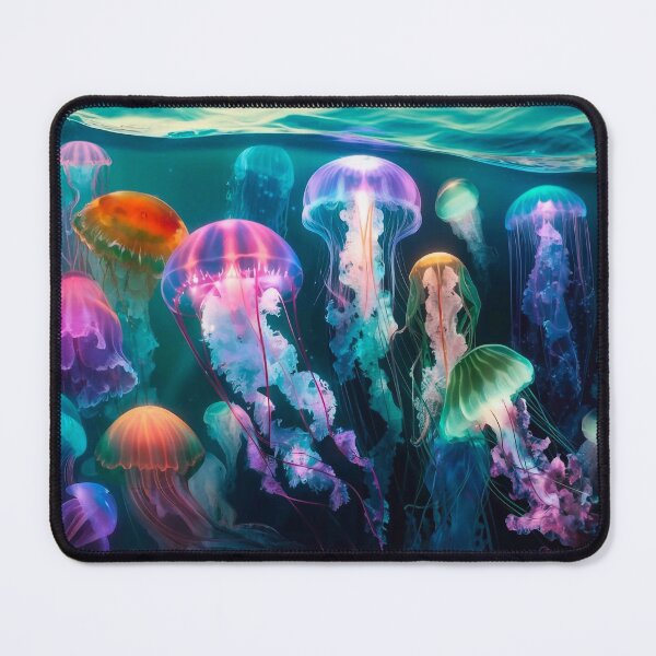 Item preview, Colorful jellyfish designed and sold by M-Y-A-R-T-.