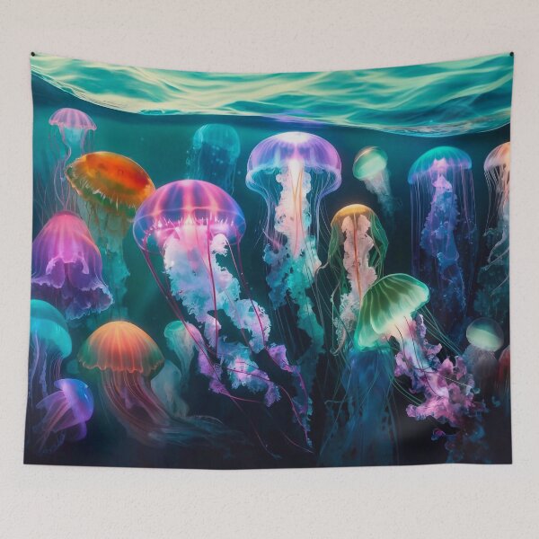Item preview, Colorful jellyfish designed and sold by M-Y-A-R-T-.