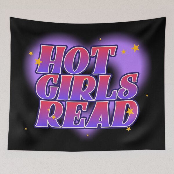 Item preview, Hot Girls Read designed and sold by BookishLounge.