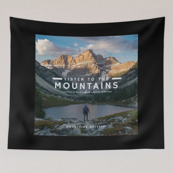 Item preview, Listen To The Mountains designed and sold by LuxProCoolShirt.