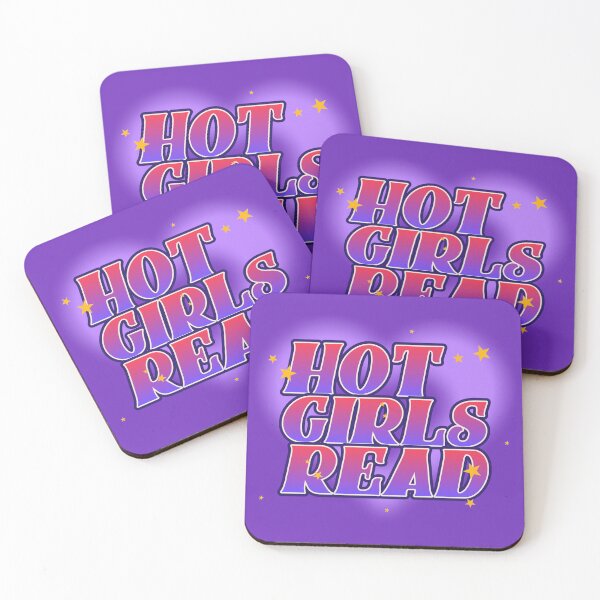Item preview, Hot Girls Read- Purple designed and sold by BookishLounge.