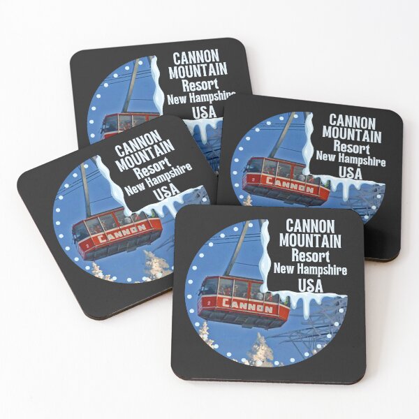 Item preview,  Cannon Mountain New Hampshire U.S.A. White text. Gift Ideas For The Ski Enthusiast. designed and sold by LindaLG.