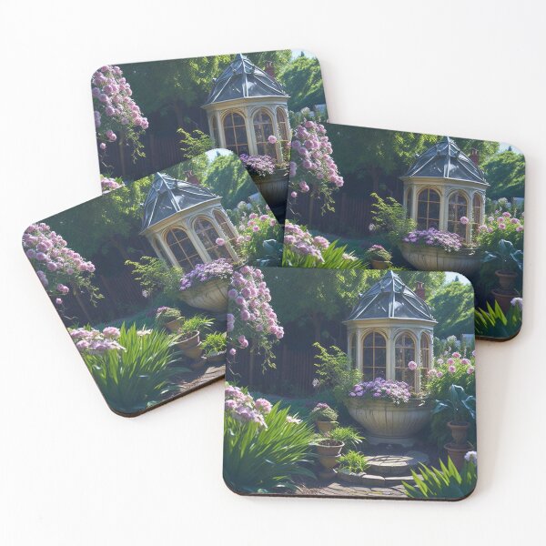 Item preview, Sunlit Haven: Victorian Backyard Retreat designed and sold by BlareBlare.