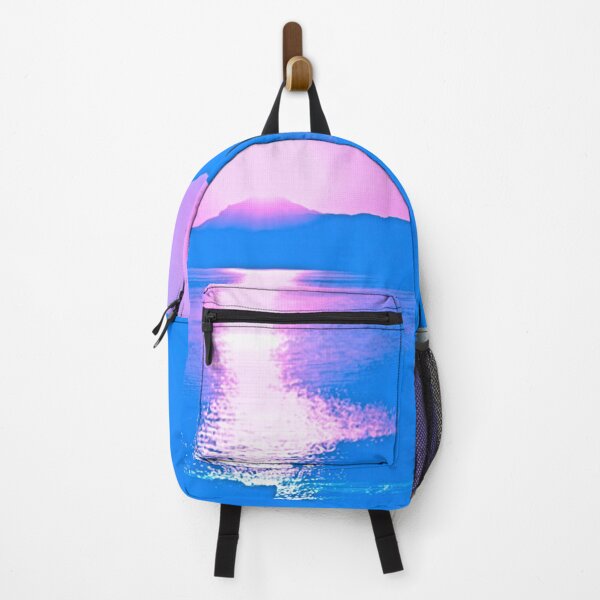 Item preview, Seascape, Blue Sunset, Pink Water Reflection designed and sold by IdoFriedmanArt.