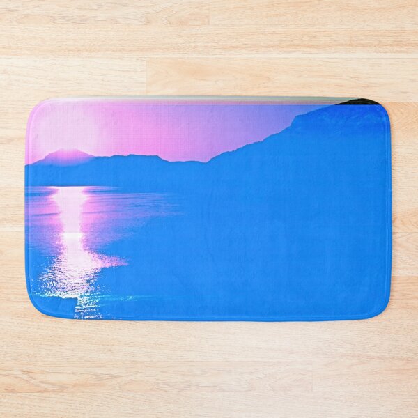 Item preview, Seascape, Blue Sunset, Pink Water Reflection designed and sold by IdoFriedmanArt.