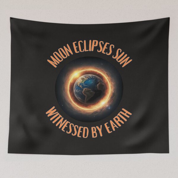 Item preview, Moon Eclipses Sun Witnessed By Earth designed and sold by elynne9.