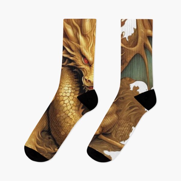 Item preview, Golden Dragon Chinese Mythology Close Up designed and sold by JojiKebamura.