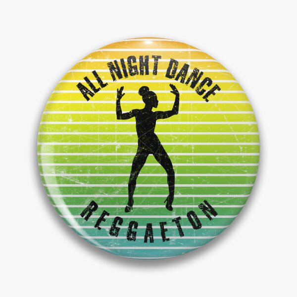 Item preview, Black silhouette of a woman dancing reggaeton against a background of colorful stripes designed and sold by HarridanCreates.