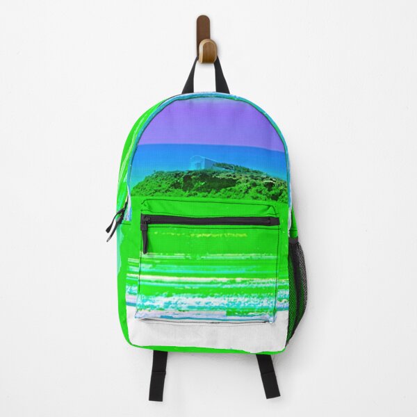 Item preview, Mountain Top, Green Lines, Blue and Pink Sky designed and sold by IdoFriedmanArt.