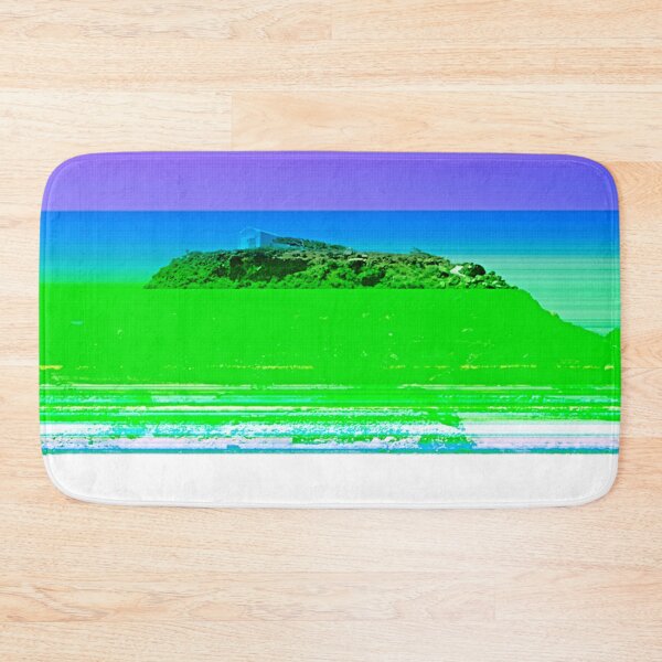 Item preview, Mountain Top, Green Lines, Blue and Pink Sky designed and sold by IdoFriedmanArt.