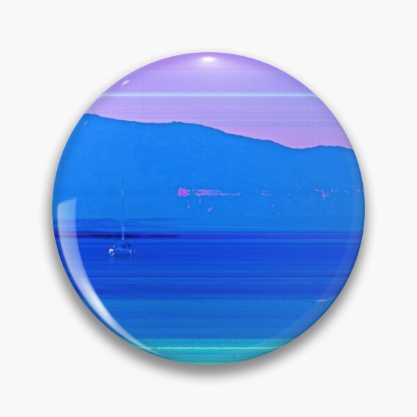 Item preview, Sail Boat, Blue Ombre Ocean, Pink Sky designed and sold by IdoFriedmanArt.