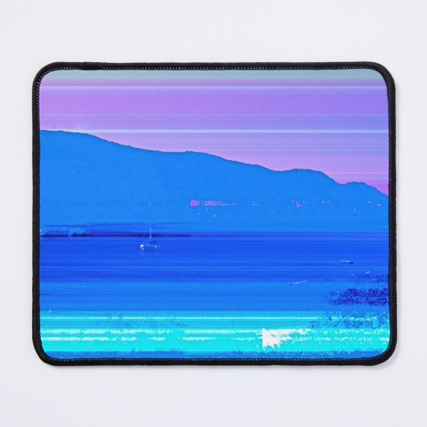 Item preview, Sail Boat, Blue Ombre Ocean, Pink Sky designed and sold by IdoFriedmanArt.
