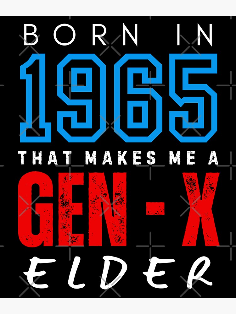 Thumbnail 3 of 3, Sticker, Gen - X Elder designed and sold by DazArtDesigns.